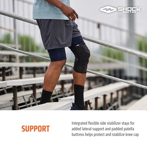 Knee Brace , Compression Knee Brace for Men & Women, Stability, Patella Large