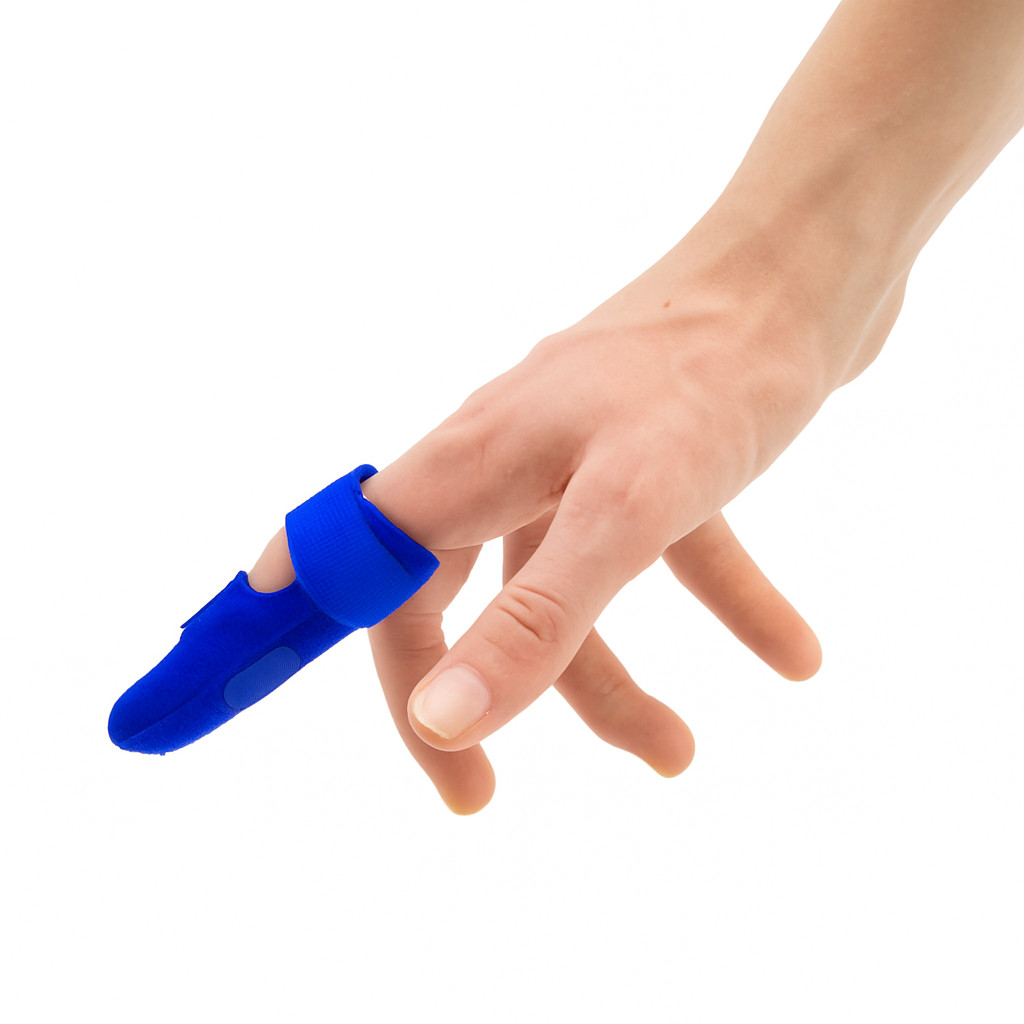 Trigger Finger with Metal Support Splint Straightener Corrector Brace Protector
