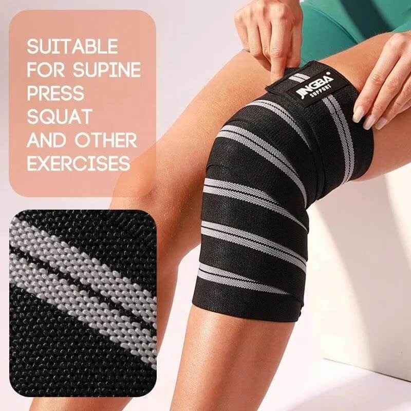 Elastic Knee and Elbow Support For Weightlifting Power lifting Fitness Gym Worko
