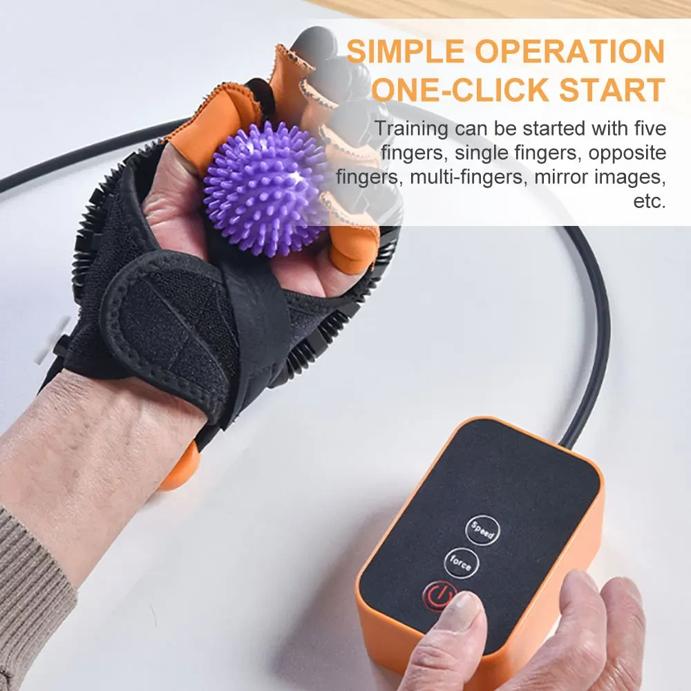 Hand Function Rehabilitation Robot Gloves for Finger Hemiplegia Trainer Type-C