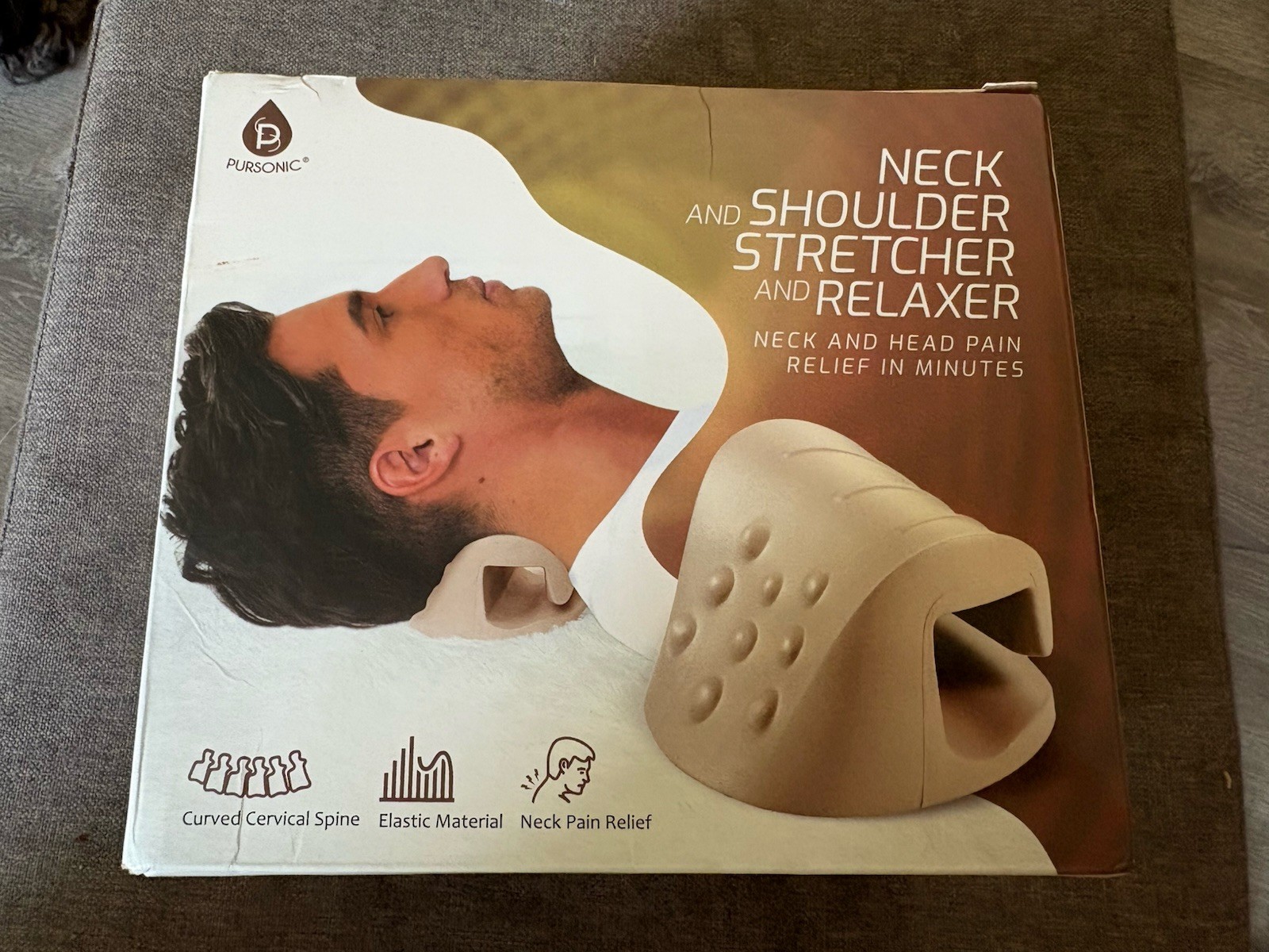 NIB Pursonic Neck and Shoulder Stretcher and Relaxer •Pain Relief In Minutes