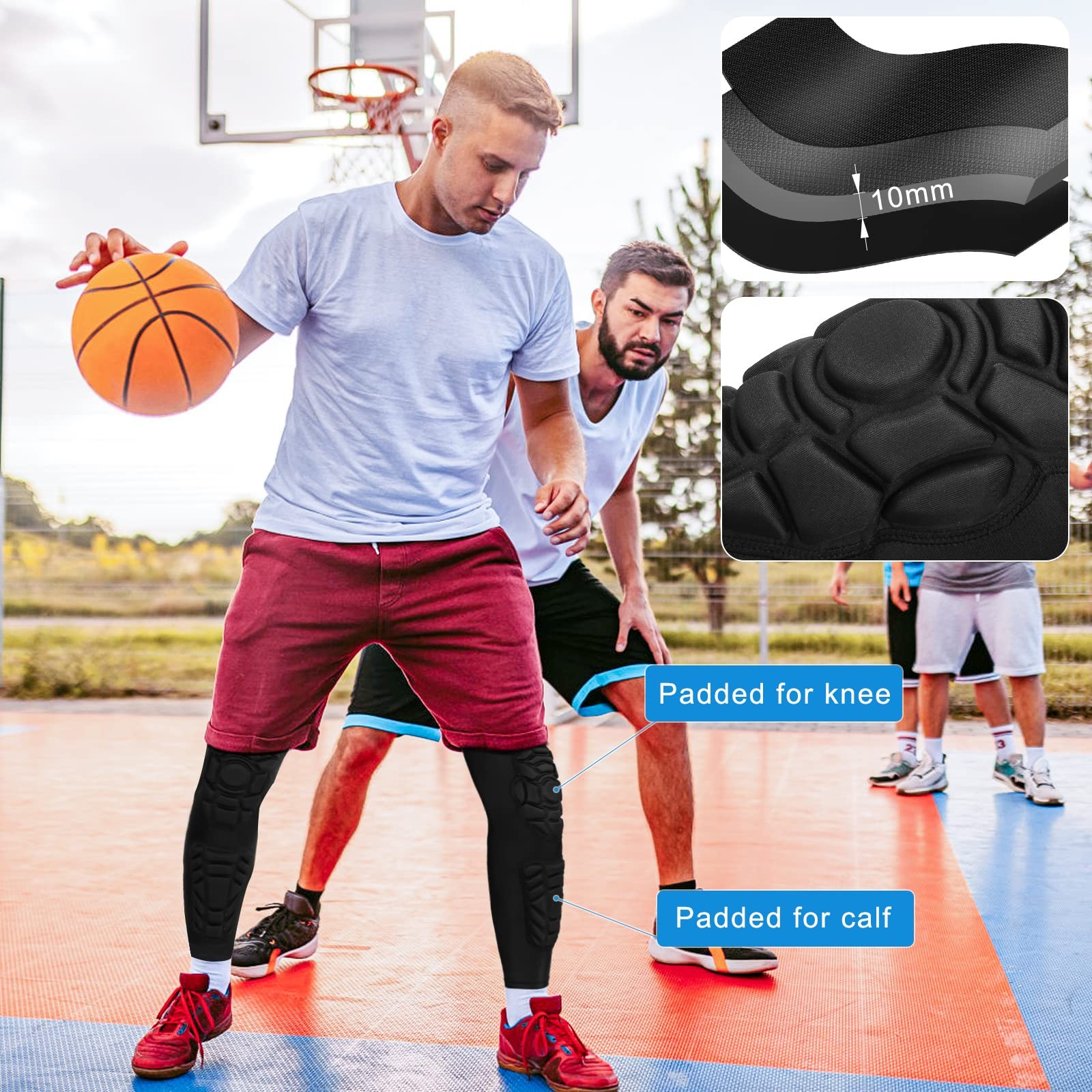 GUOZI knee calf pads large 2 pack