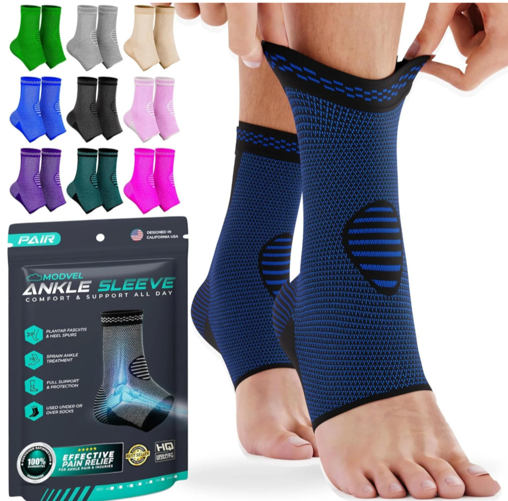 Ankle Brace/Ankle Sleeve, Small, (2 Pack)