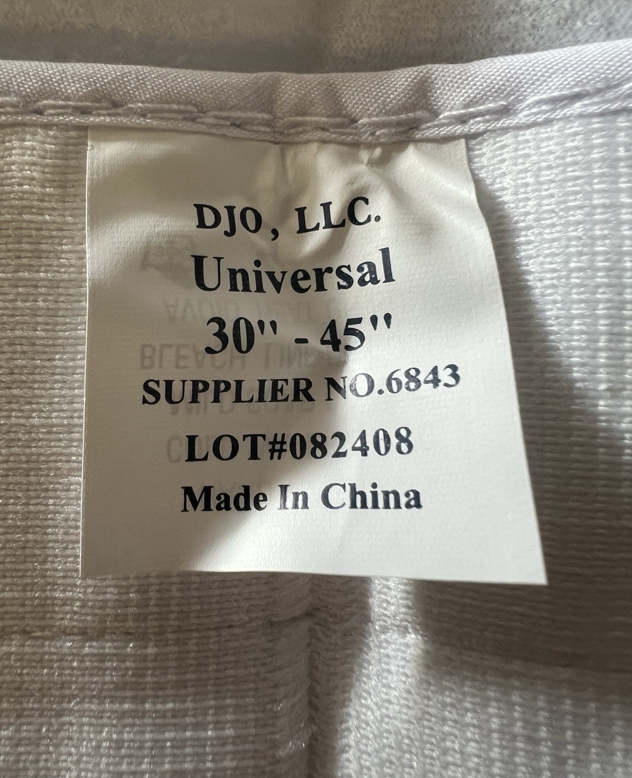 Procare 12″ Wide 4-Panel Abdominal Binder, 30″-45″, New – Unused (REF #79-89090)