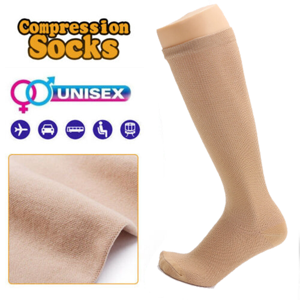 3Pair Compression Calf Socks For Circulation Recover 15-20mmHg Men Women