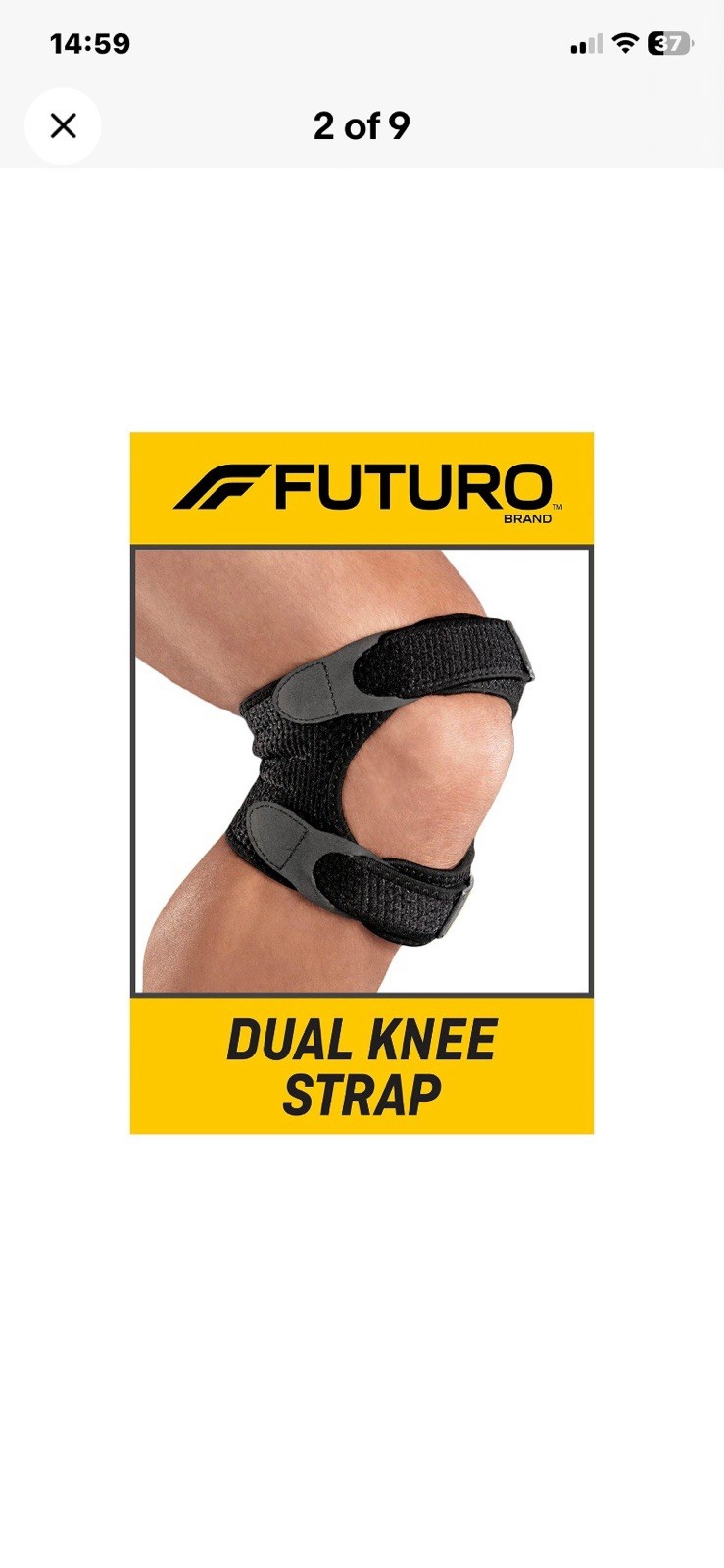Futuro Dual Strap Knee Support Adjustable 09195Enr
