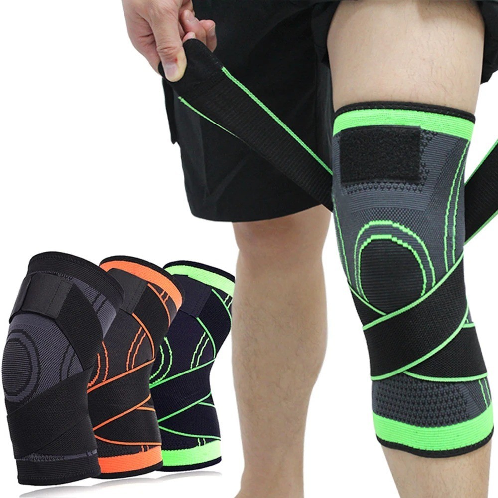 Knee Compression Sleeve Brace Support Arthritis Joint Pain Relief Basketball