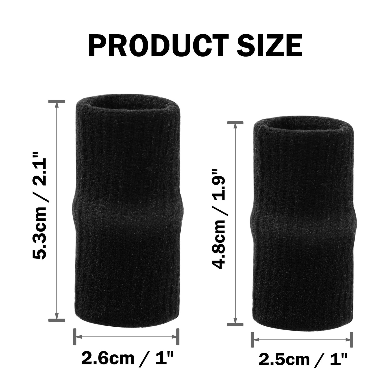 10PCS Sport Finger Sleeves Protectors, Elastic Thumb Brace Compression Covers