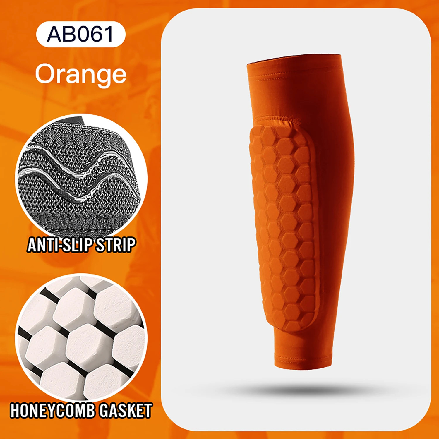 Leg Sleeves Shin Guards Shockproof Honeycomb Nylon Support Sock Shin Protector S