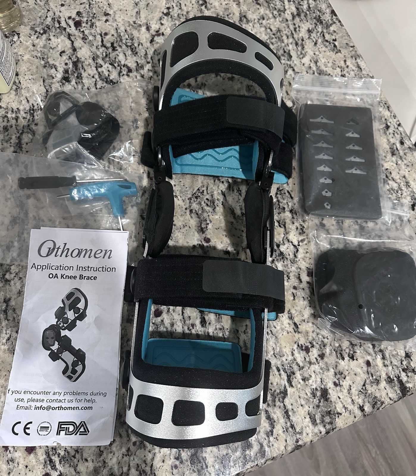 Othomen Adjustable Hinged OA Knee Brace for ACL PCL LCL Injuries Pain Relief