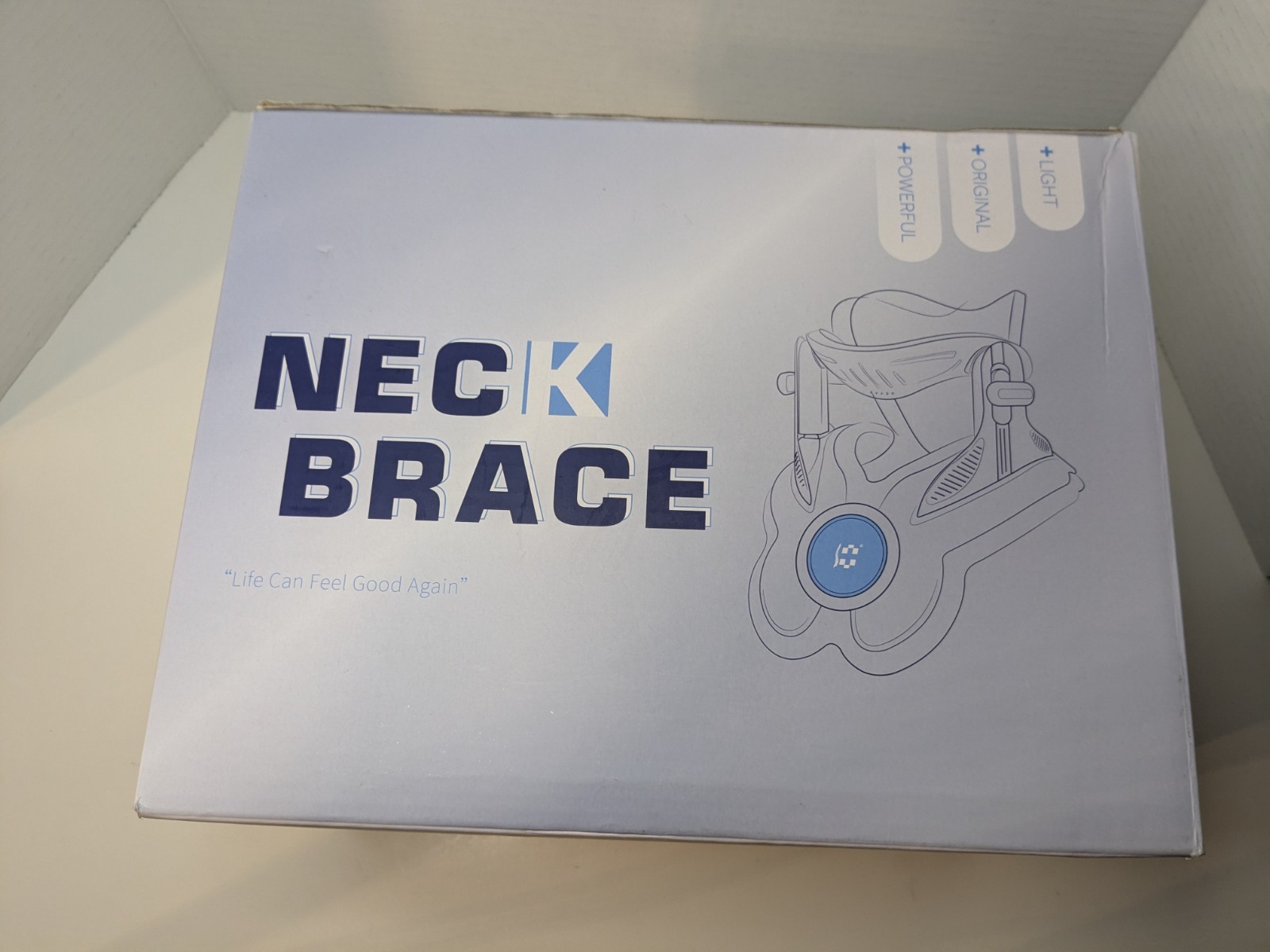 Cervical Neck Traction Device (Adjustable, Inflatable, Pain Relief) New In Box