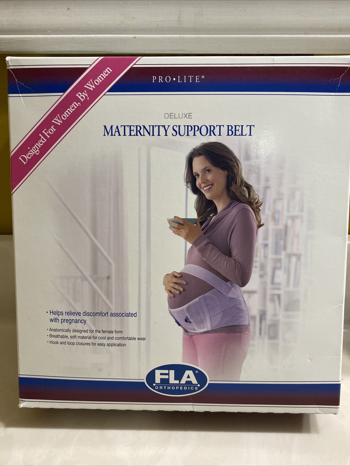 FLA Women’s Maternity Support Belt, Small, Lavender