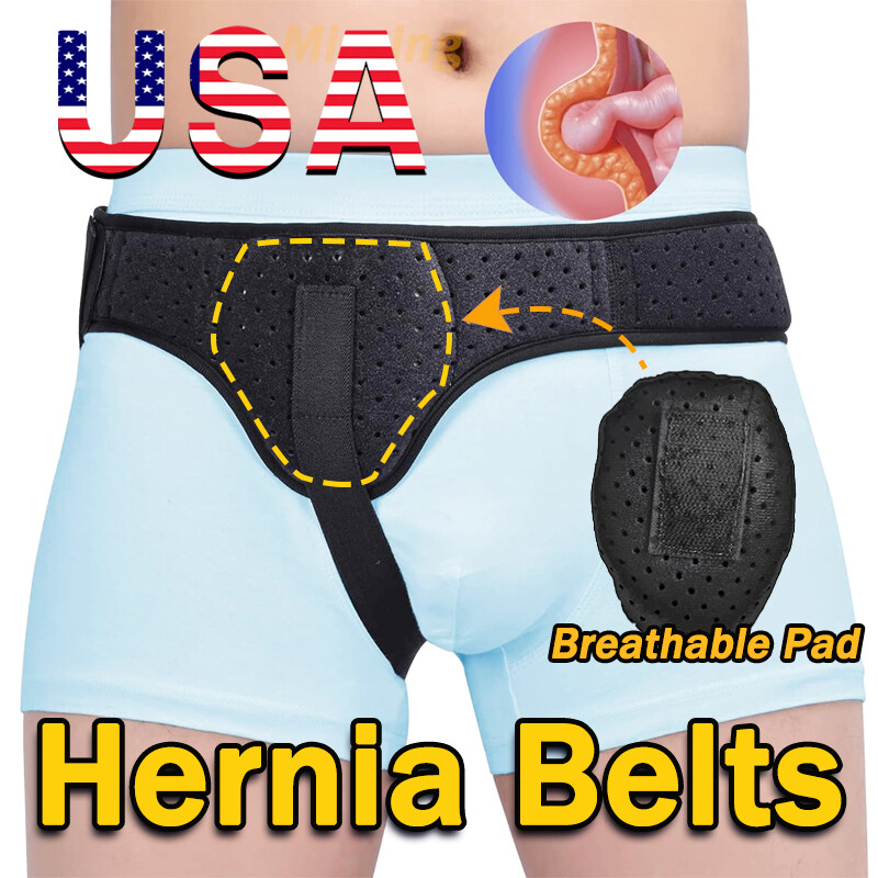 Single Hernia Support Belt Inguinal Groin Hernia Belt Pain Relief Truss Brace