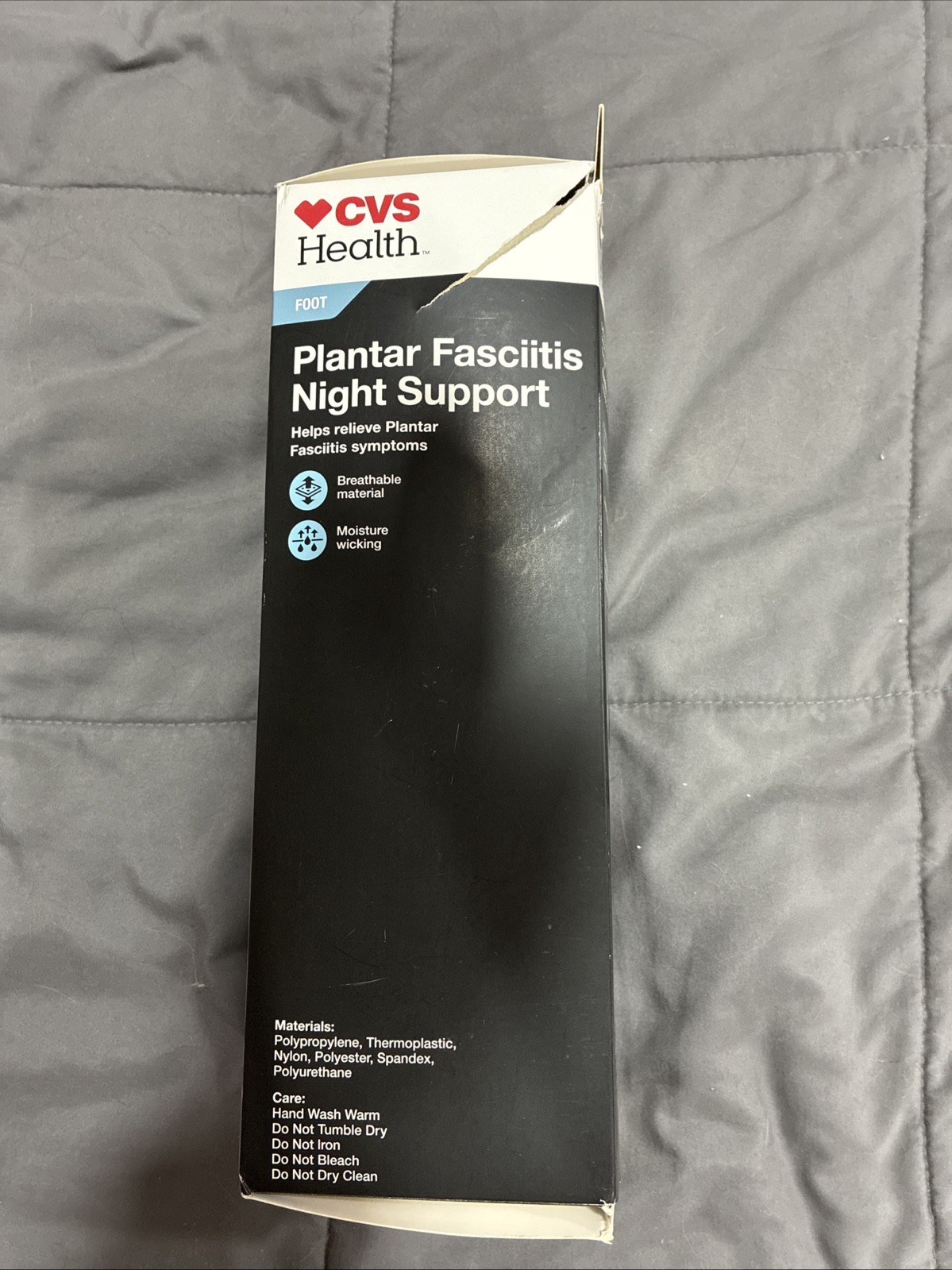 CVS Health Firm Support Foot Plantar Fasciitis Night Support One Size Open Box