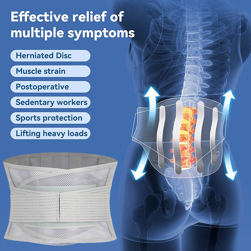 Umbilical Navel Hernia Belt for Men & Women Abdominal Support Binder Back Brace