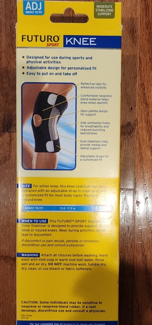 Futuro KNEE Performance Stabilizer, Adjustable 47550 Moderate Support