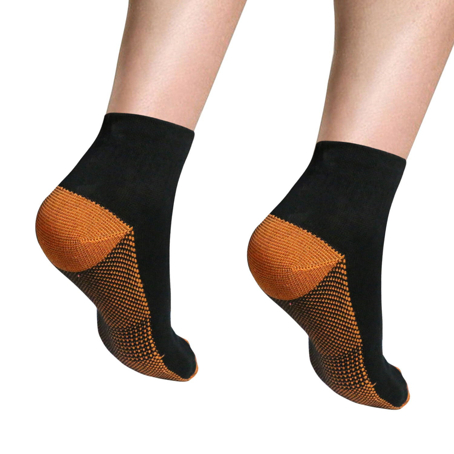 1-3Pair Compression Socks Women Men Arch Support Plantar Fasciitis Running Ankle