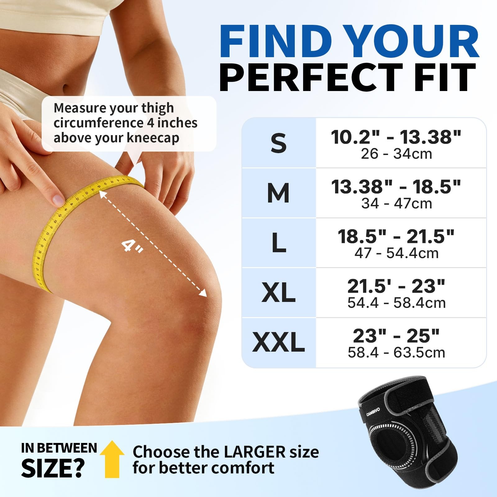 ELITE Knee Brace with Side Stabilizers & Open Patella Gel Pad — Adjustable Su…
