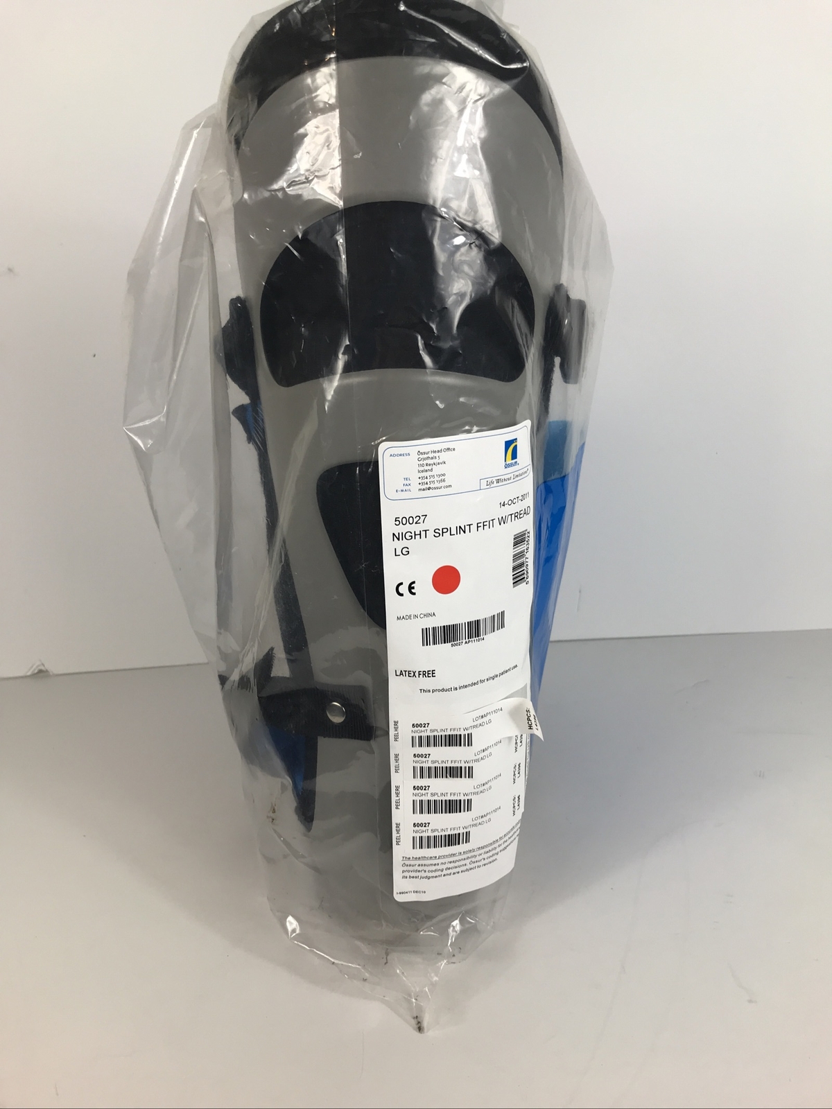 Ossur Form Fit Night Splint W/ Tread (F6)