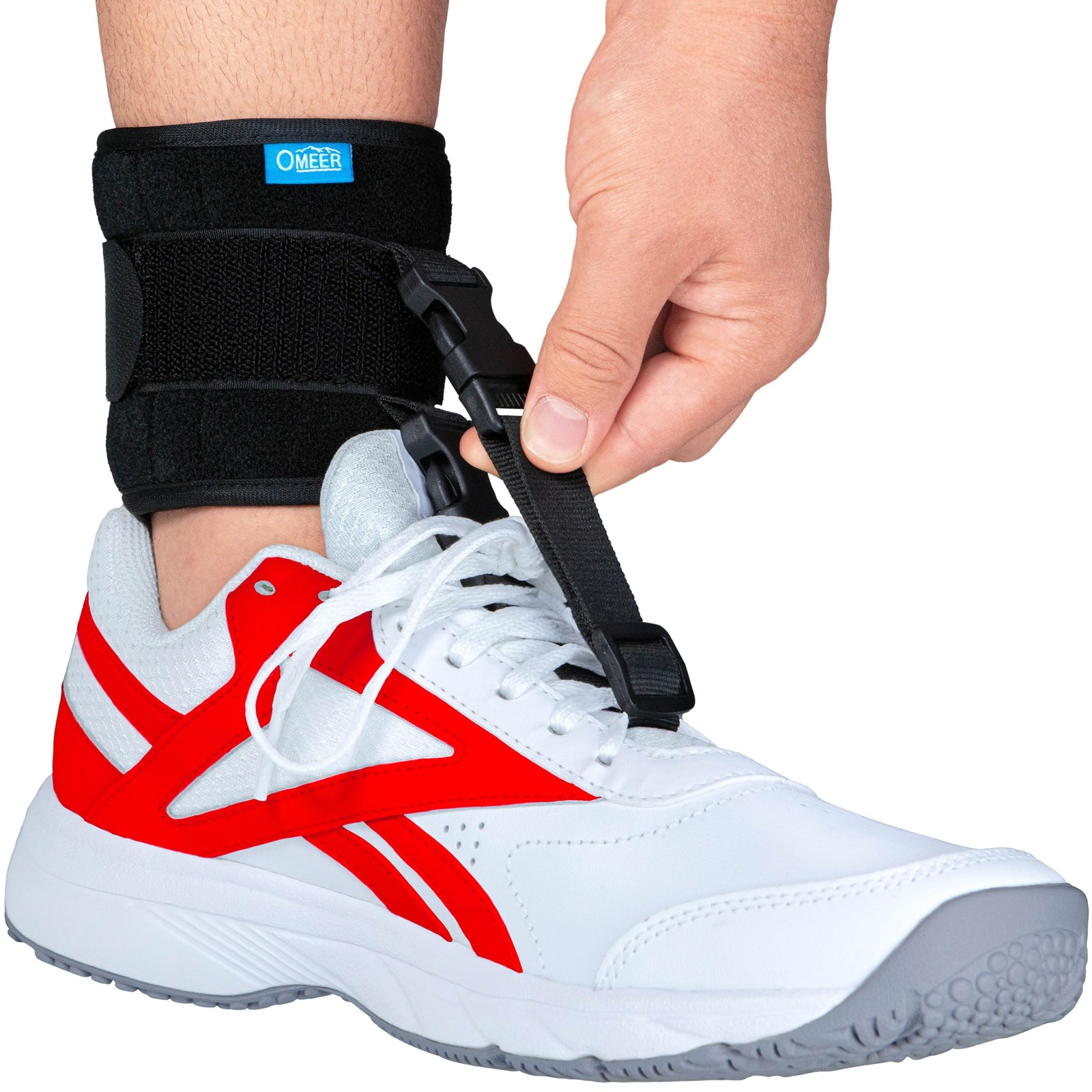 AFO Foot Drop Brace Adjustable Support Walking With Shoes Left Right Leg