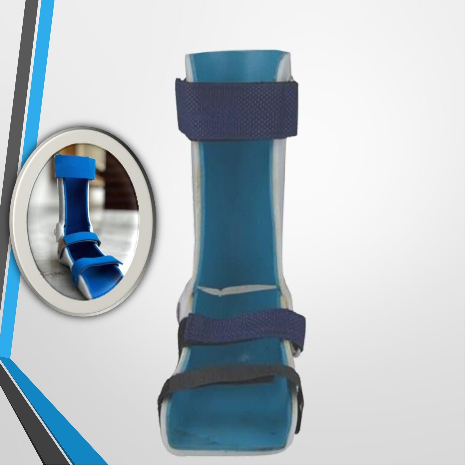 Approved 3/4 AFO Ankle Foot Drop Support Brace Right Side Support