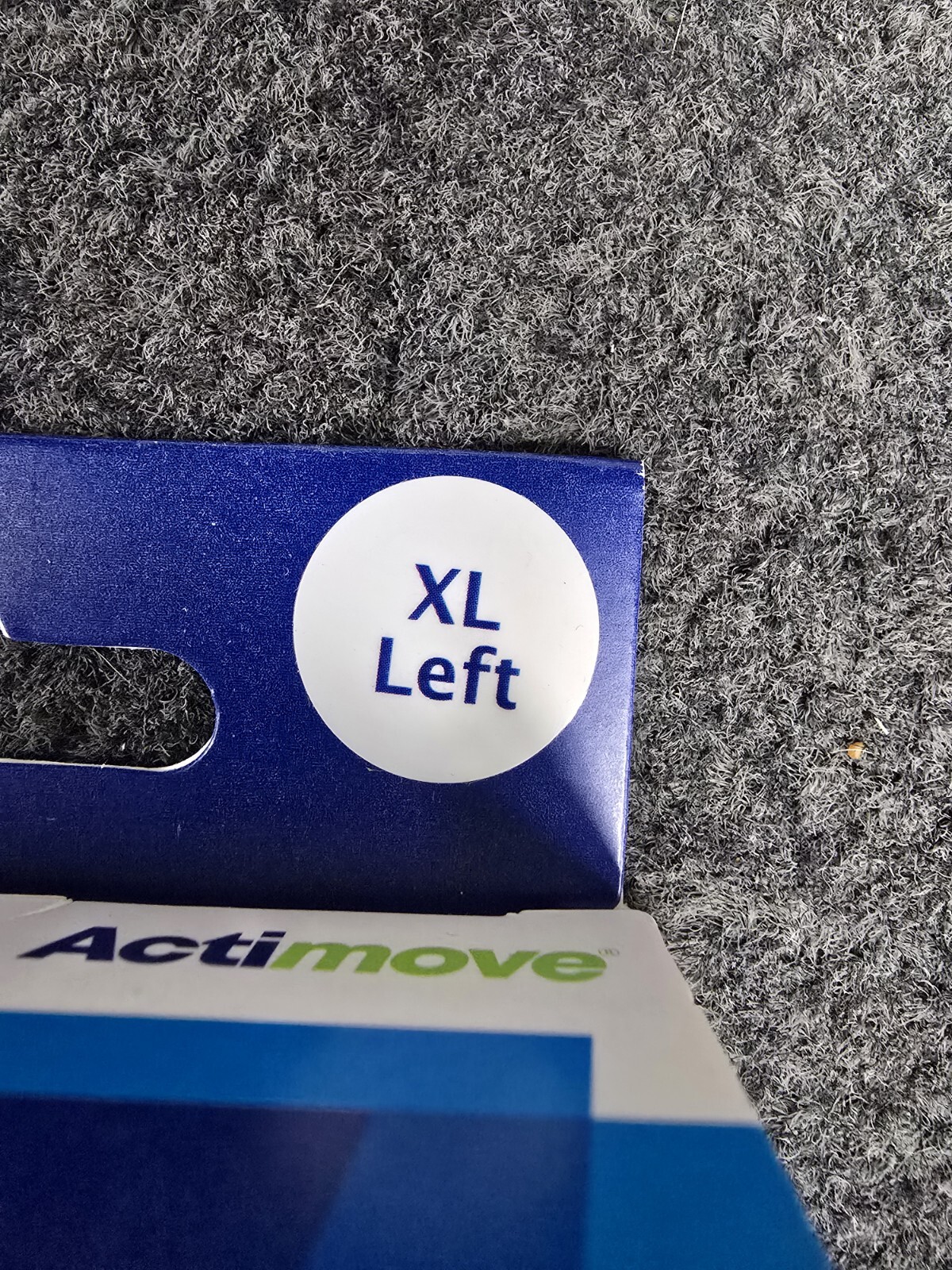 ACTIMOVE PROFESSIONAL LINE WRIST SPLINT 8 INCH, LEFT HAND, X-LARGE, BLACK, NEW