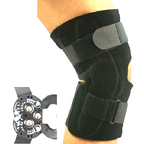 Comfortland CK-110 Universal Hinged Knee Brace Black. NEW