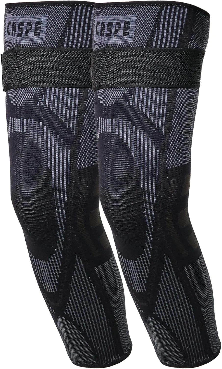 Caspe Leg Compression Sleeve With Strap, Full Length Thigh Knee Calf Support, Kn