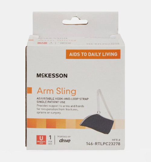 McKesson Universal Arm Sling 146-RTLPC23278, Blue, One Size Fits Most