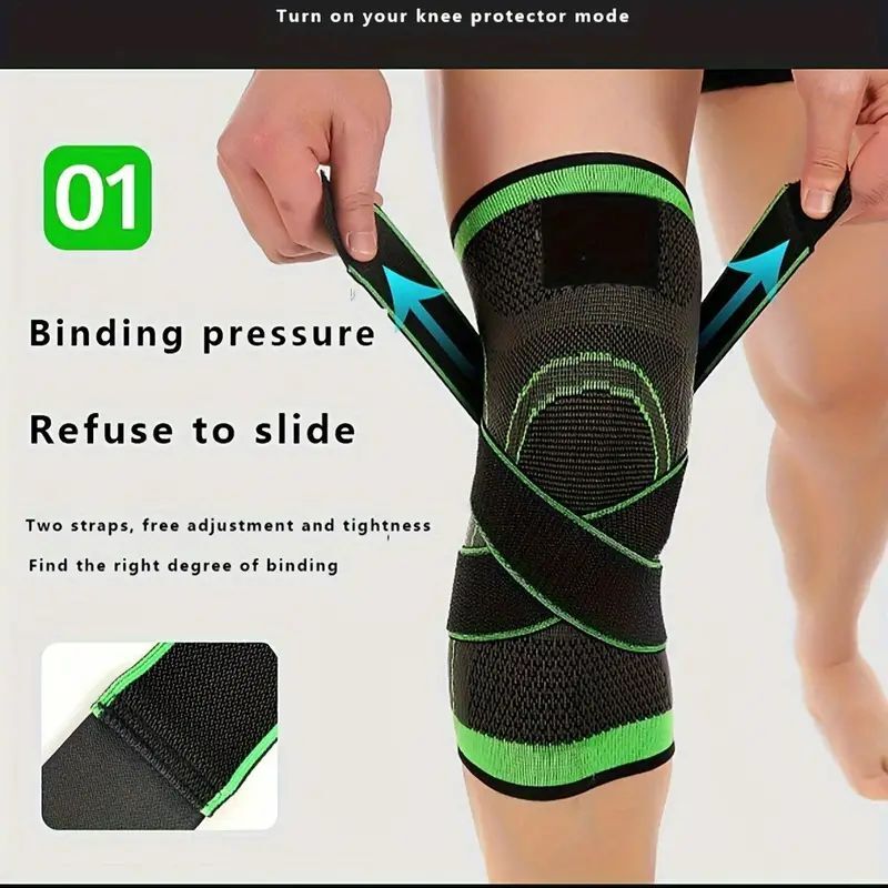 2x Knee Sleeve Compression Support for Arthritis Pain, Running Safety,Men/Women