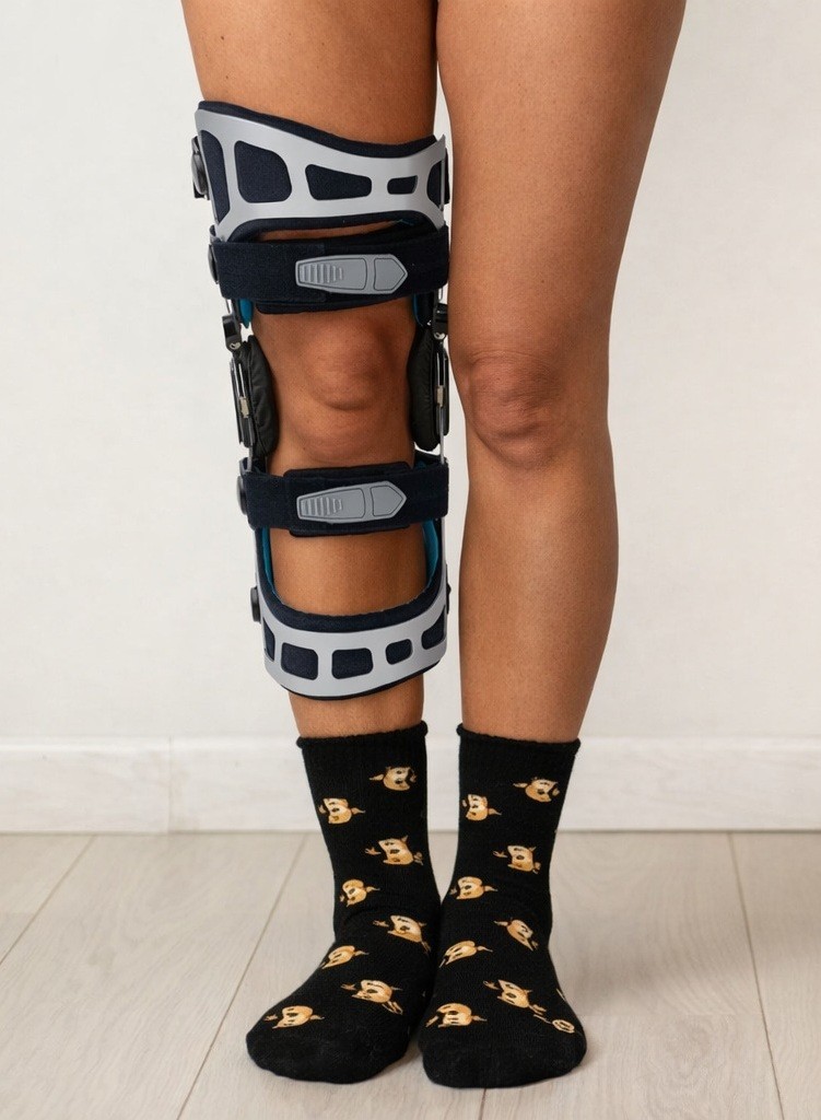 Z1 K7 Osteo Assist Double Upright OA Unloader Knee Brace for Mild to M/Right