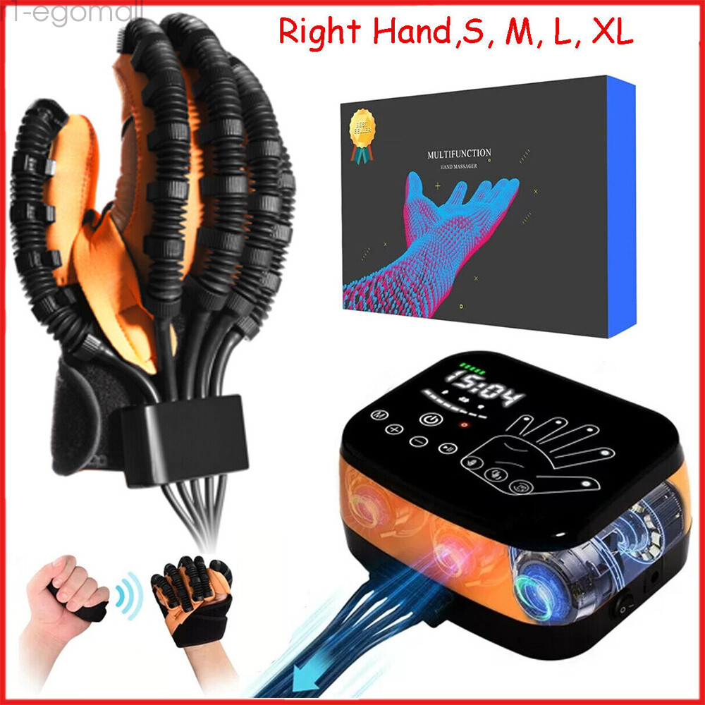 Rehabilitation Robot Glove Stroke Hemiplegia Hand Recovery Trainer – S, M, L, XL