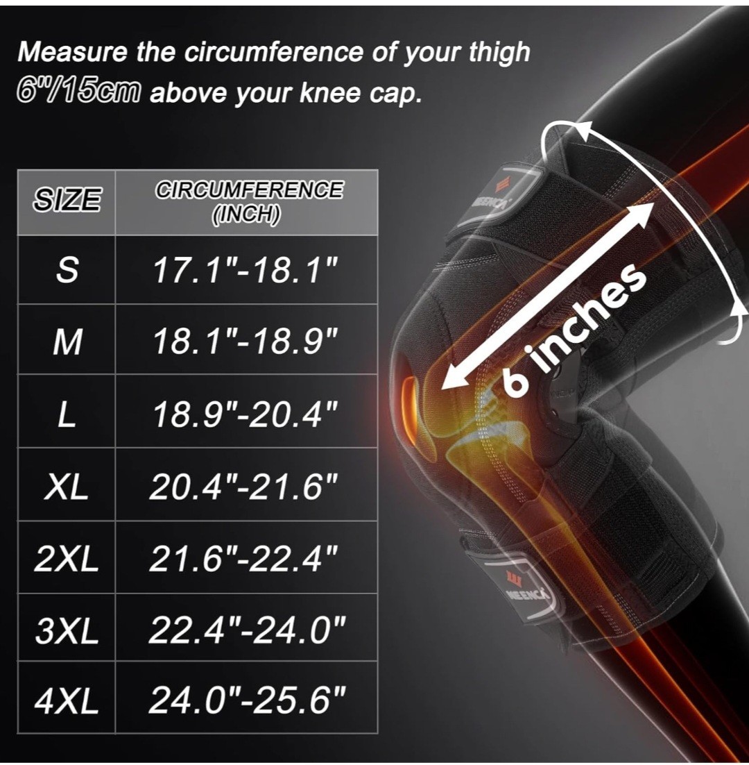 2 for $50- NEENCA Professional Knee Braces for Knee Pain or $35 each