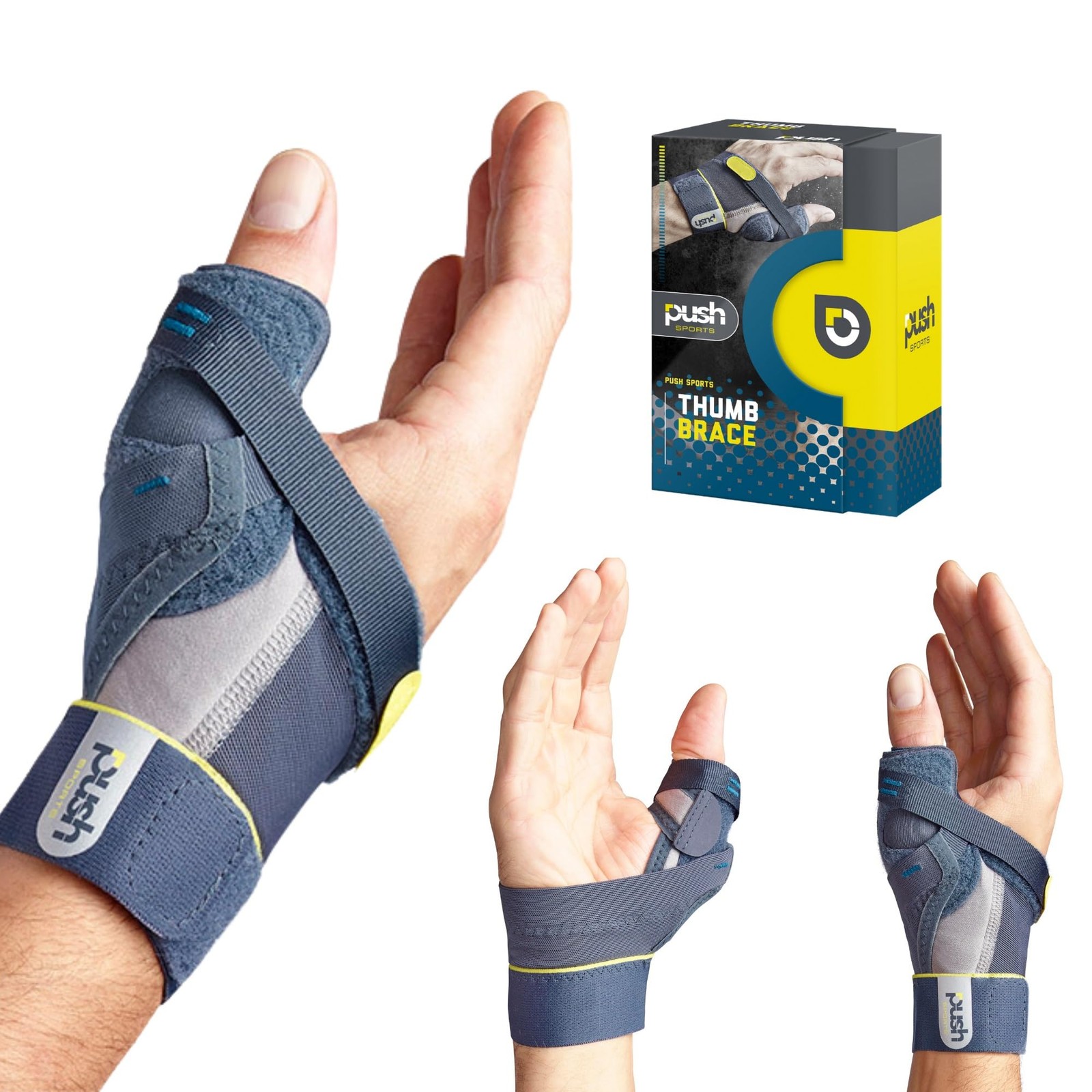 Push Sports Thumb Brace – Stabilizes Skiers Thumb, Optimizes Function Right M…