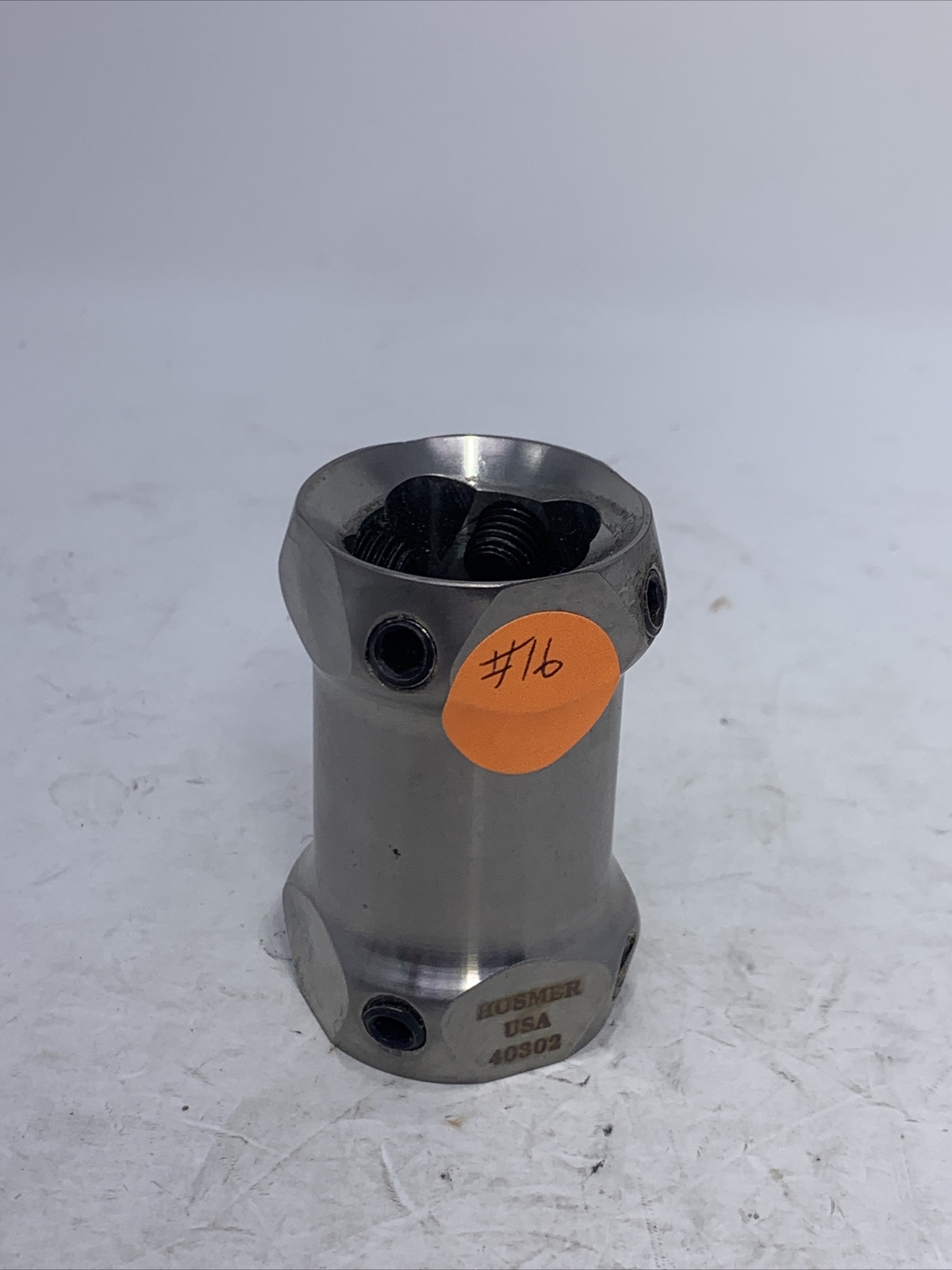 Hosmer prosthetic double end receiver adapter component part.