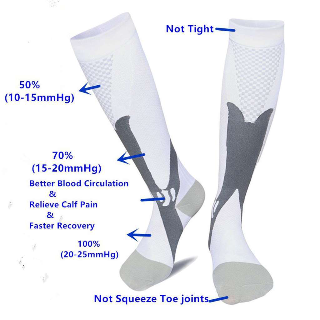 1-3Pair Men Sports Breathable Tube Long High Socks Knee Warm Casual Footy Soccer