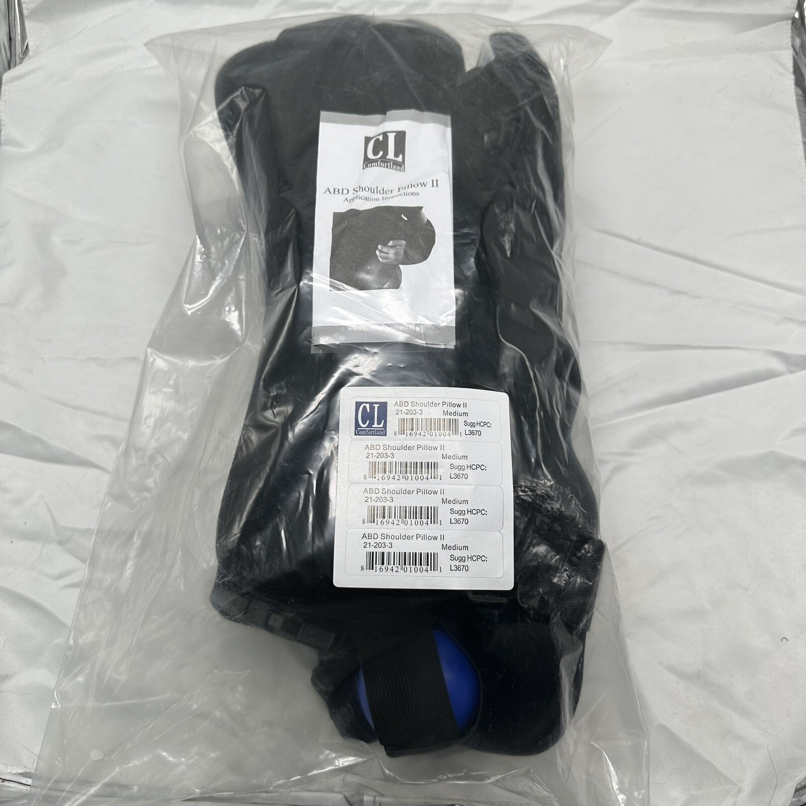 Comfortland ABD Shoulder Pillow II Universal Arm Sling L3670 Sz Medium 21-203-3