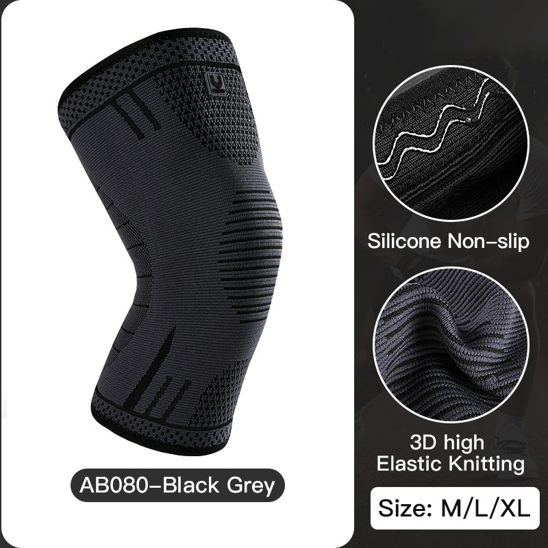 Elastic Breathable Compression Knee Support Sleeve Basketball Running Cycling