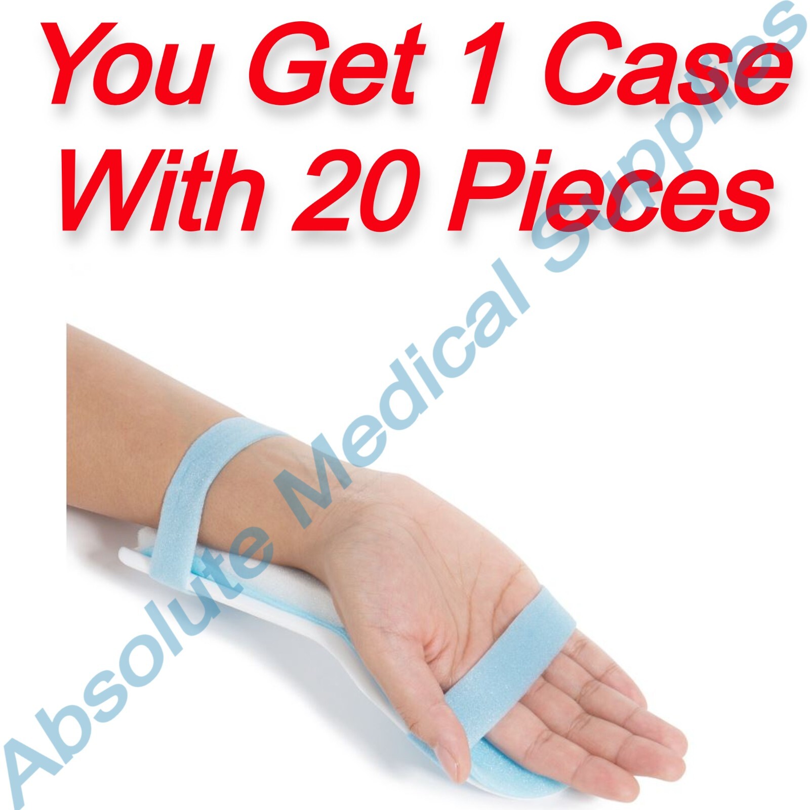*20-Pieces* Halyard Hand-Aid Arterial Wrist Support Pediatric Adjustable 29990