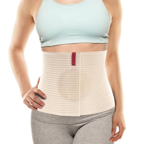 Premium Umbilical Hernia Belt for Men and Plus Size 3XL (up to 52″) Beige