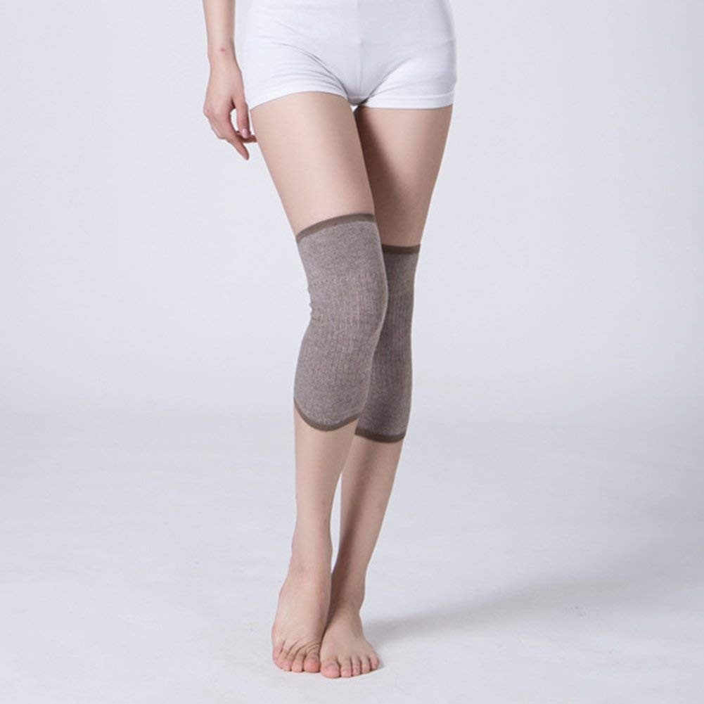 Knit Cashmere Knee Warmers Sleeping Supports Brace Soft Sleeve Wrap