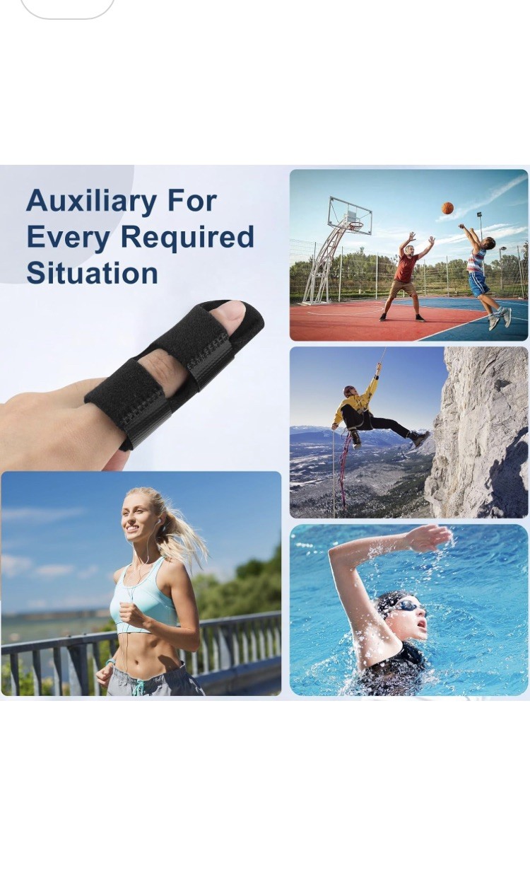 1PC Multi Finger Joint Splint Stabilizer Adjustable Straightener Arthritis Brace