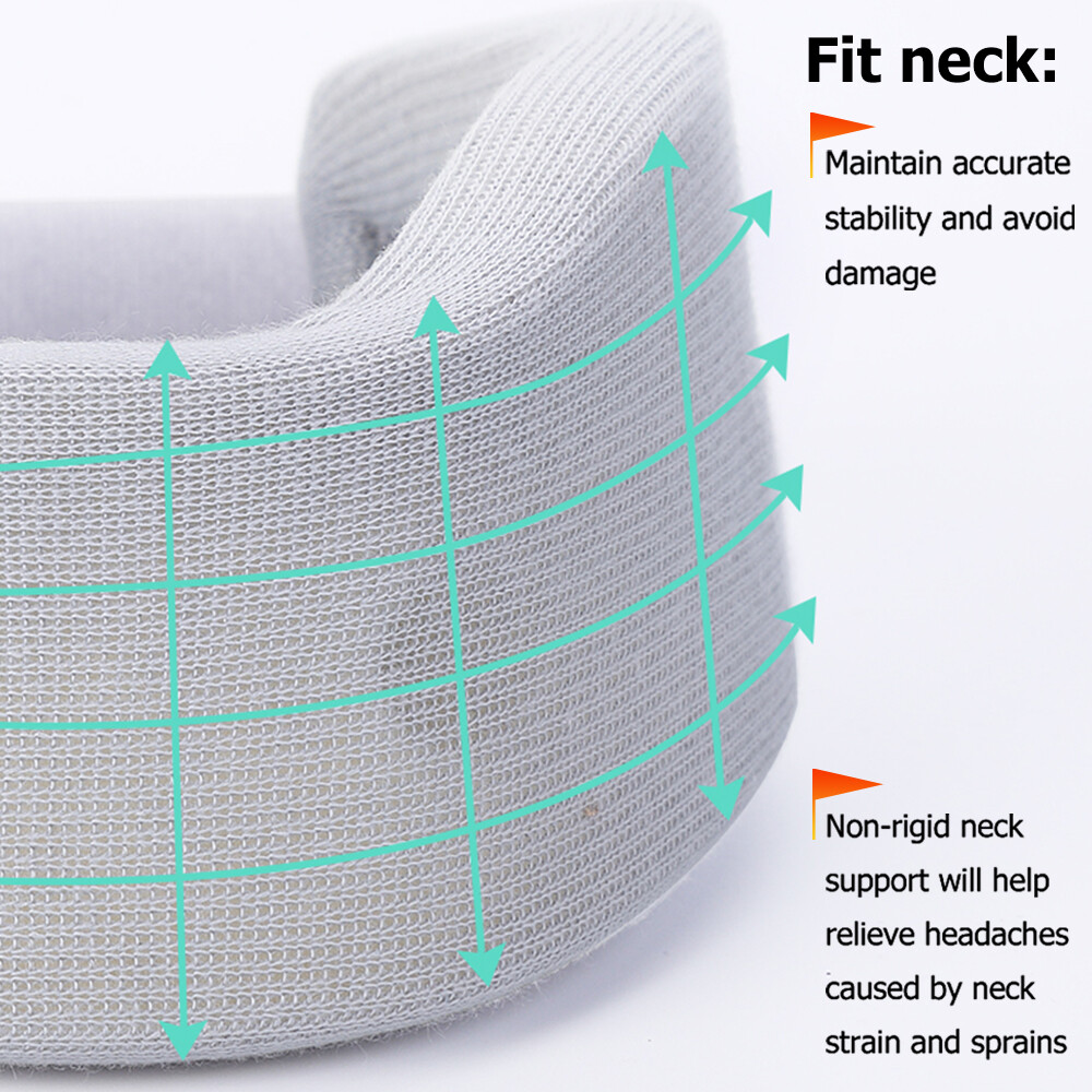 Neck Brace Cervical Support Color Adjustable Traction Firm Foam Pain Relief Soft