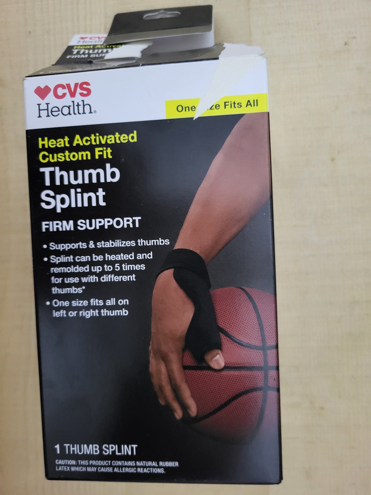 CVS Health – One Size Fits all – Firm Support Thumb Splint –