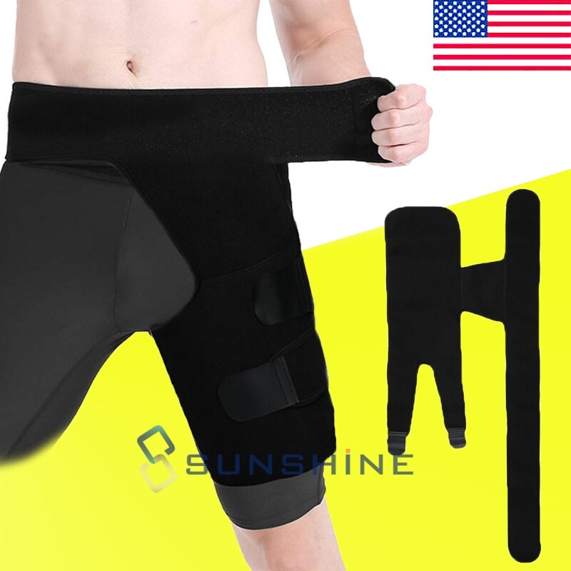 Hip Brace Compression Groin Support Wrap for Sciatica Thigh Recovery Pain Relief