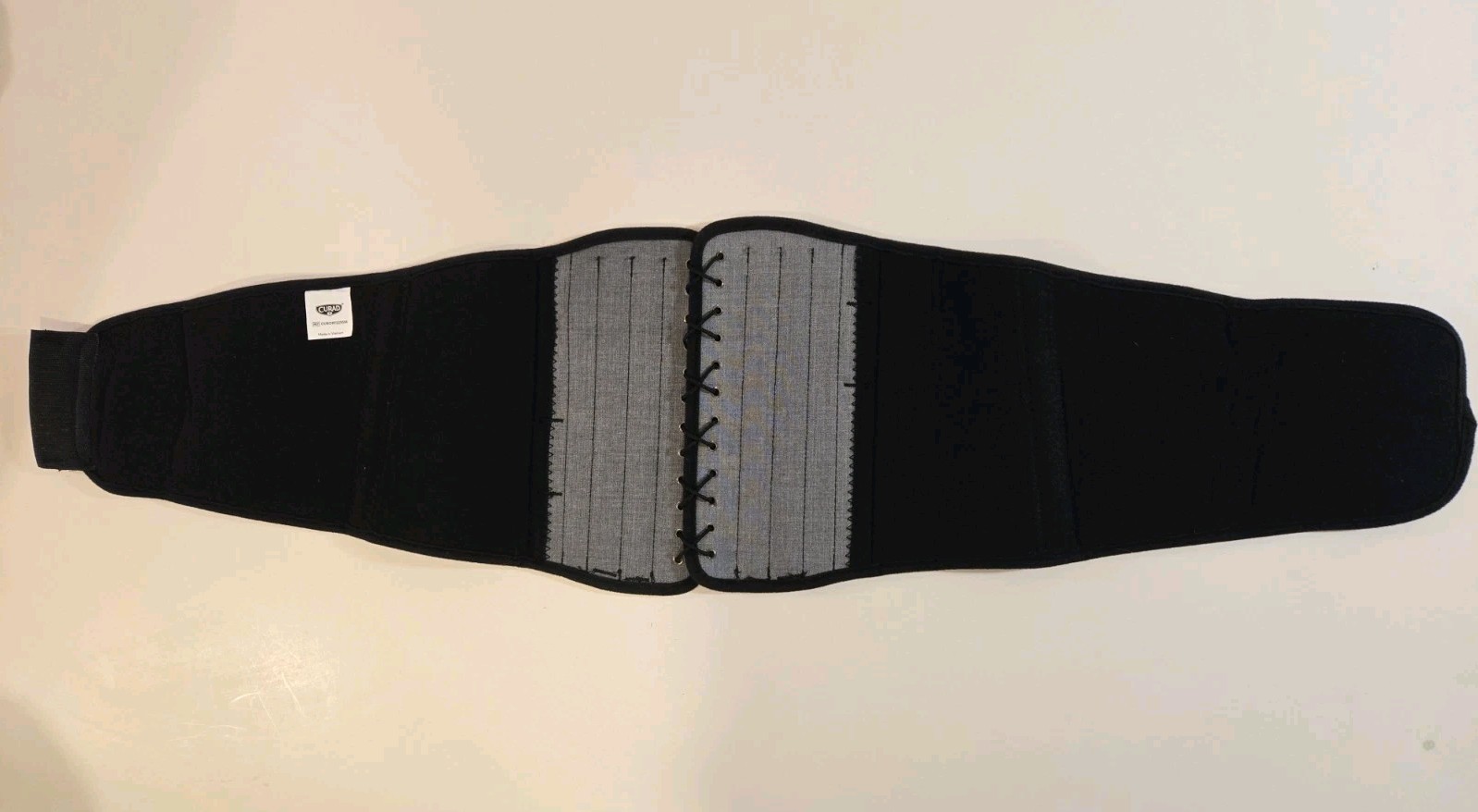 Curad Back Support Brace Dual-Pulley System Black Small/Medium CURORT2255M