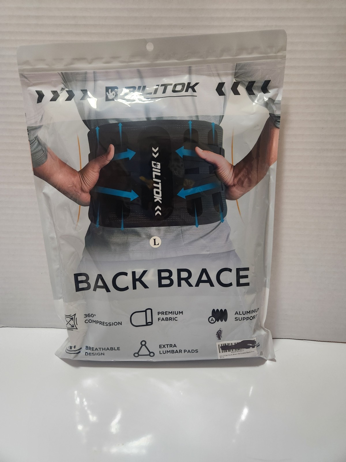 Balitok Back Brace For Lower Back Pain 360compression Large New