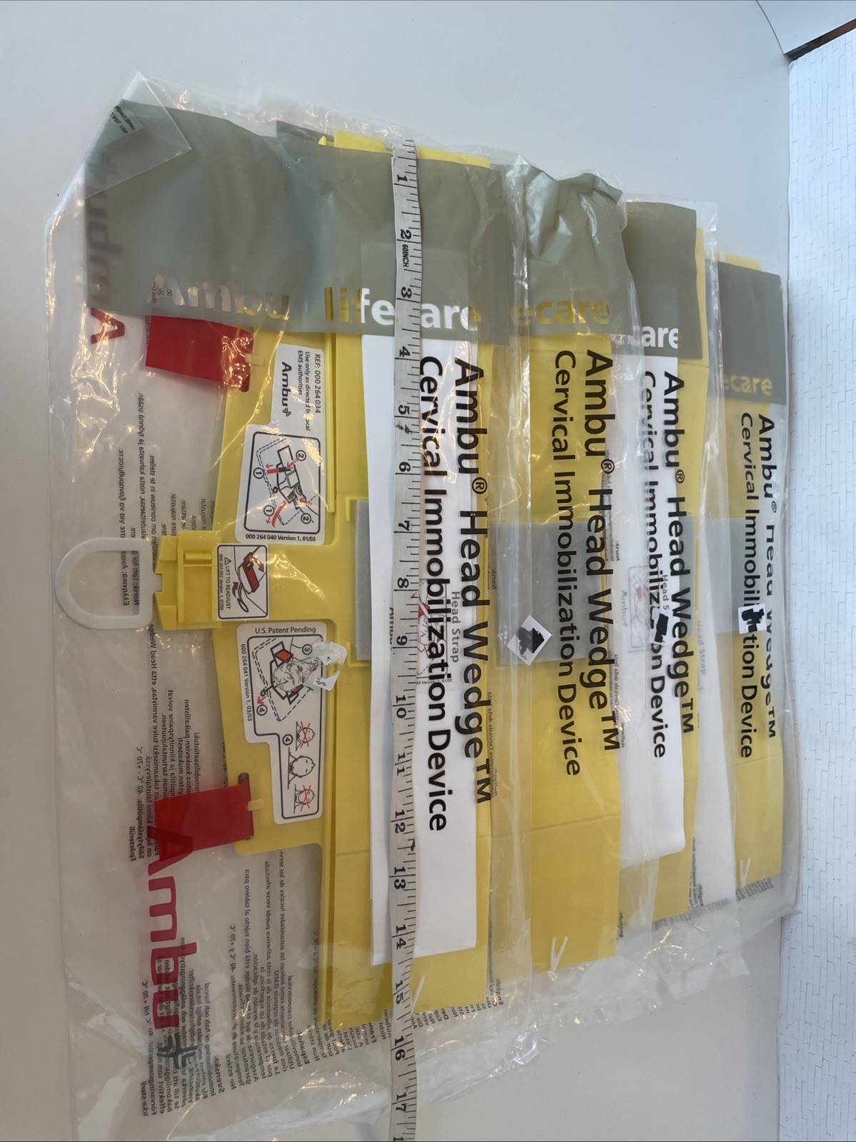4 Ambu Head Wedge Cervical Immobilization Devices REF 000 264 034 Adjustable Med