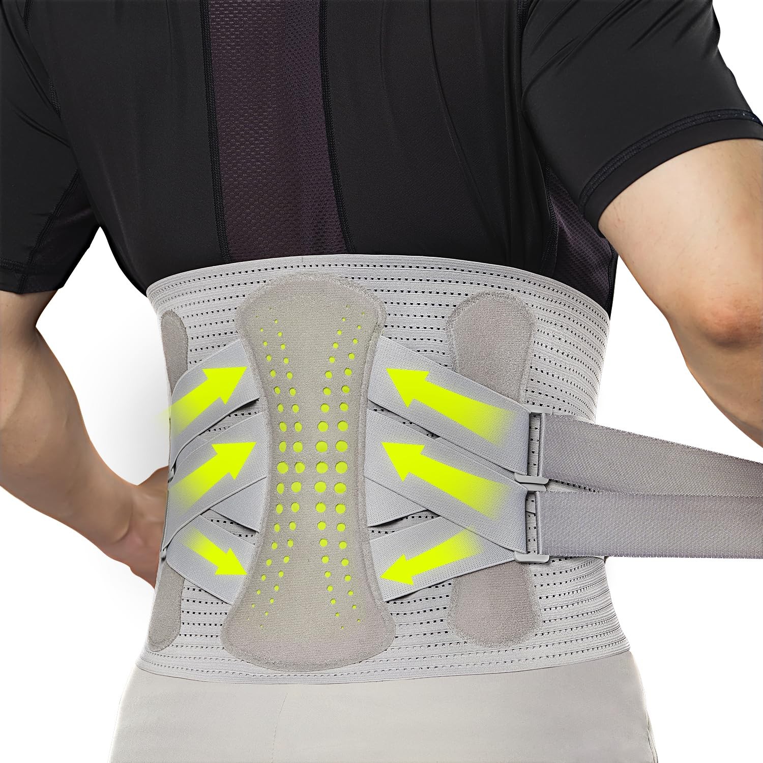 Back Brace for Men Lower Back Pain Women Relief with 360-Degree Biochemical H…