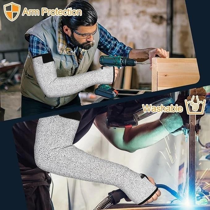 Cut Resistant Sleeves 1 Pair Protective Sleeves for Arm Protectors for Thin Skin
